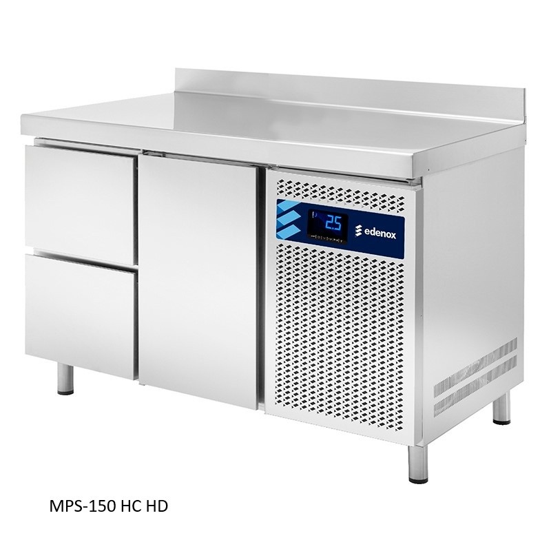 mesas refrigeradas con cajones para restaurantes hoteles bares hosteleria edenox