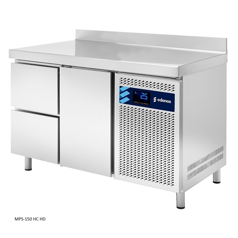 mesas refrigeradas con cajones para restaurantes hoteles bares hosteleria edenox