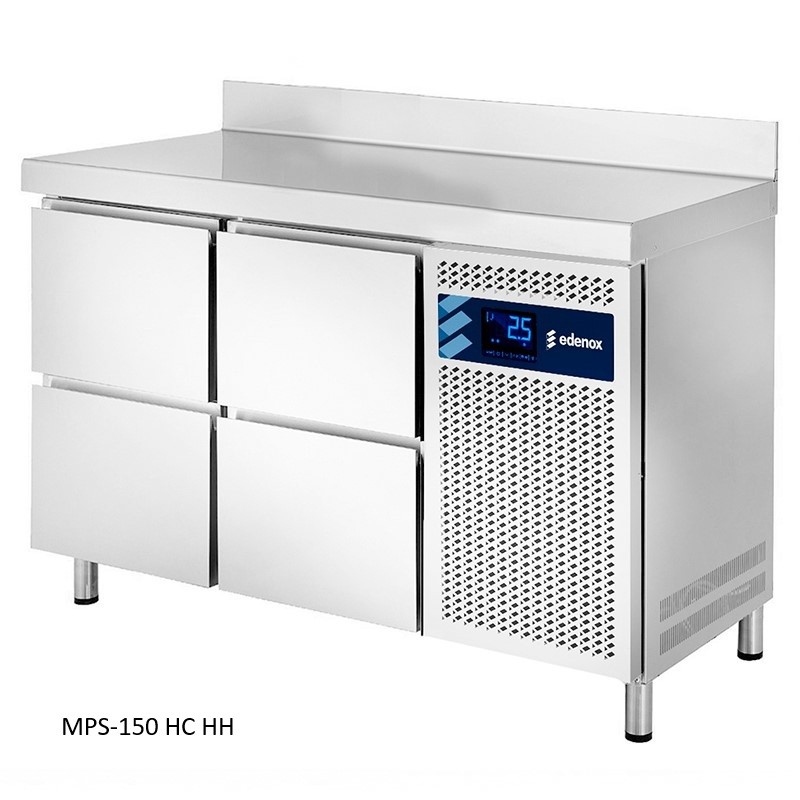 mesas refrigeradas con cajones para restaurantes hoteles bares hosteleria edenox 1
