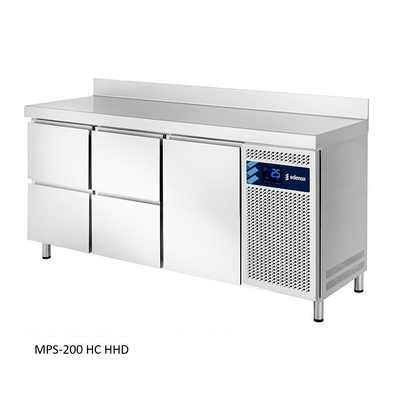mesas refrigeradas con cajones para restaurantes hoteles bares hosteleria edenox 3