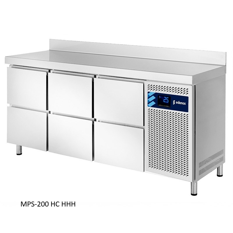 mesas refrigeradas con cajones para restaurantes hoteles bares hosteleria edenox 4