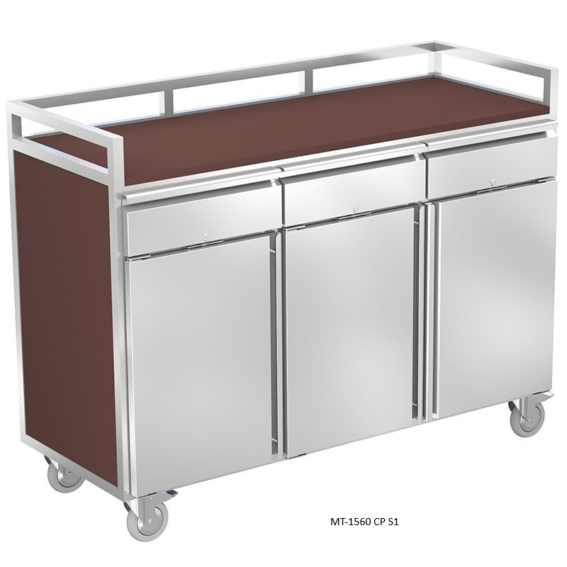 mesa carro para servicio de terrazas 2