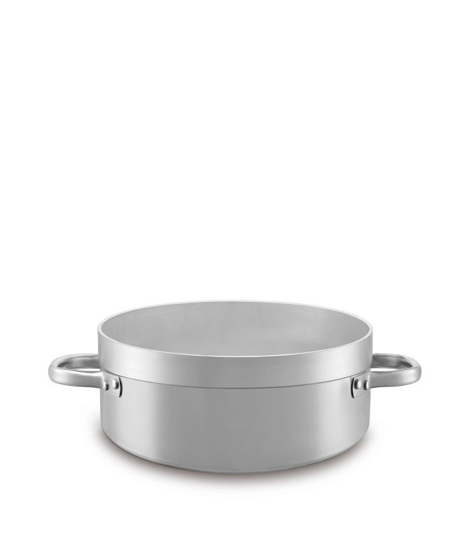 olla baja sin tapa para hosteleria aluminio pujadas