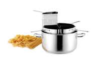 conjunto cuece pastas acero inoxidable pujadas
