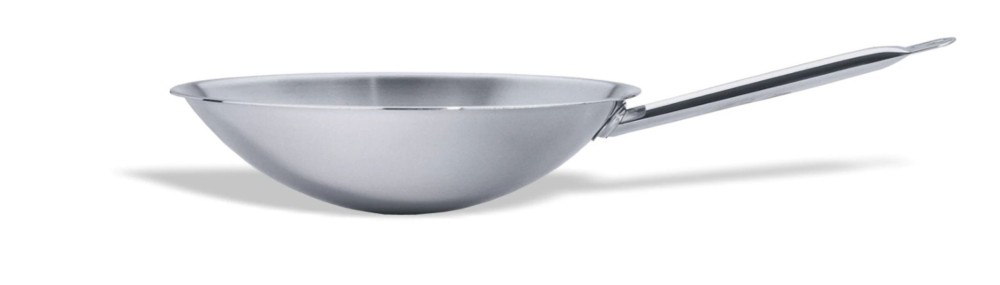 wok acero inoxidable fondo redondo pujadas