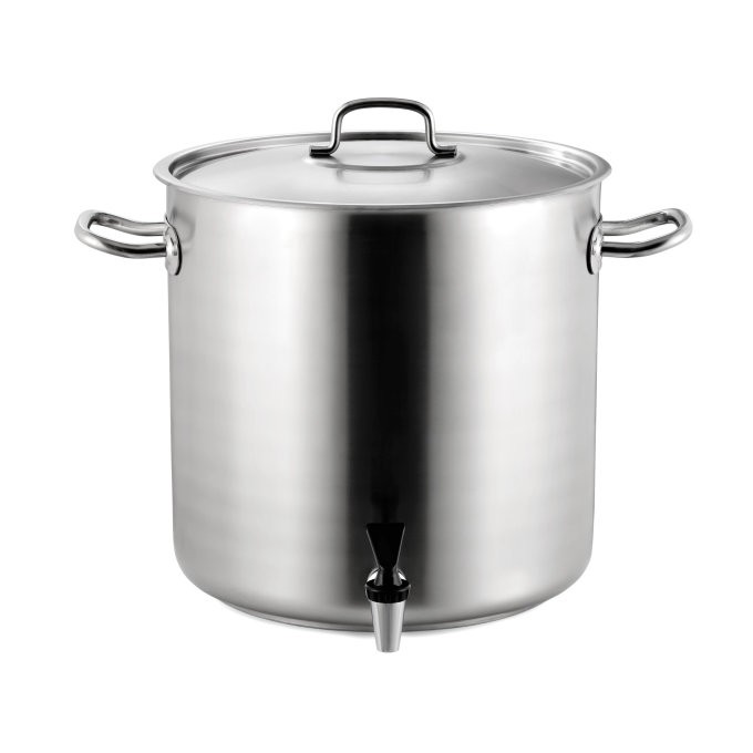 olla con grifo acero inoxidable pujadas