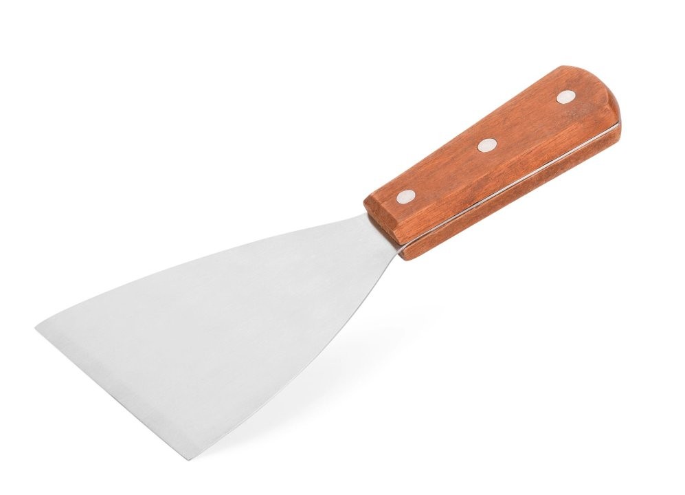 rasqueta triangular madera utensilios de cocina profesional pujadas
