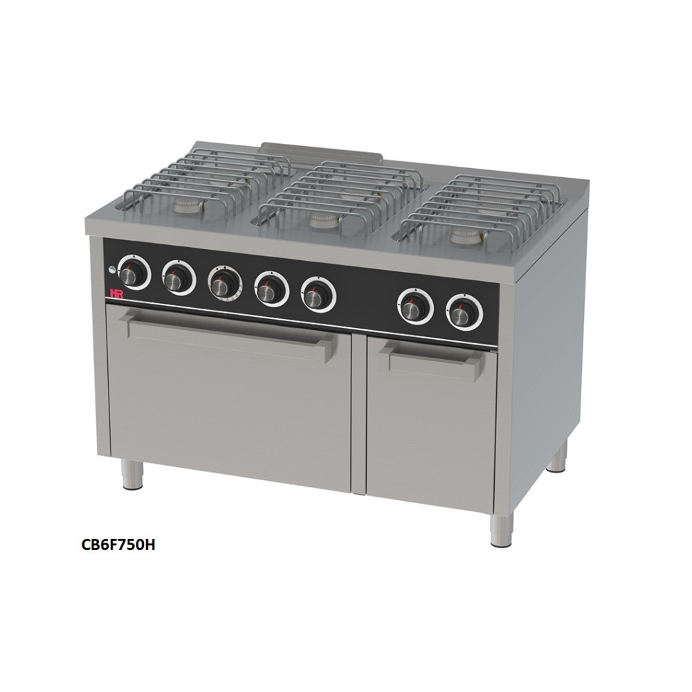 COCINA GAS CON HORNO SERIE 750 BASIC HR