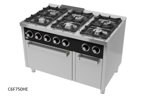 COCINA GAS CON HORNO ELÉCTRICO SERIE 750 HR 1