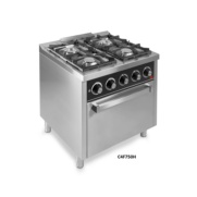 cocina gas con horno serie 750 hr fainca