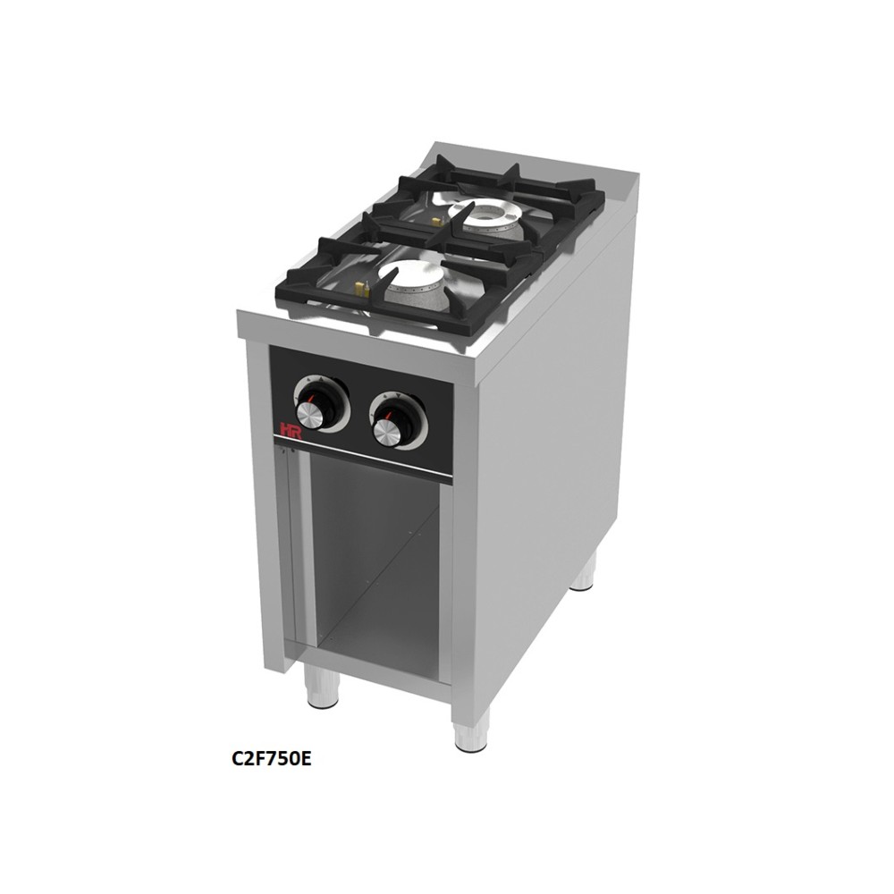 cocina gas con soporte serie 750 hr fainca