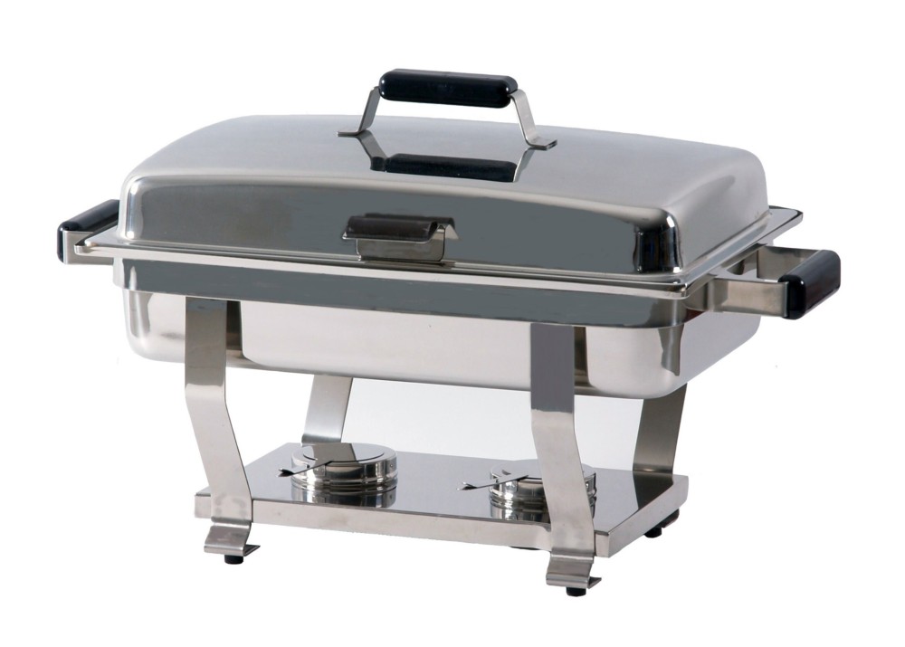 chafing dish con tapa extraible autoservicio