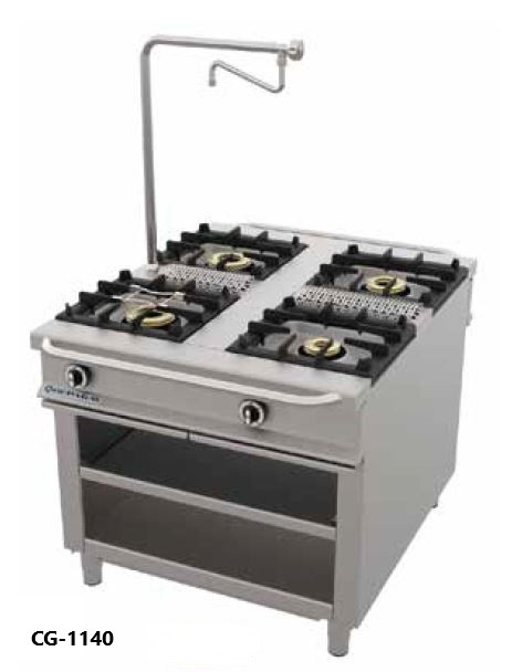 cocina central serie 1100 con soporte repagas