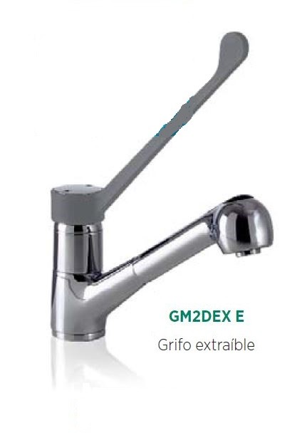Cabezal De Ducha Extraíble Para Grifo De Cocina - Conexión Universal 1.27 Cm, Acabado Cromado, Fácil Instalación