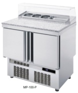 mesa refrigerada gastronorm 1/1pizzeria compacta docriluc