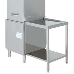 mesa de salida para lavavajillas de cupula edenox