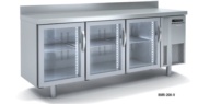 mesa refrigerada puerta de cristal snack docriluc