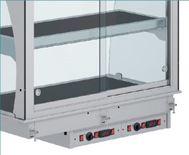 vitrina caliente para delf service edenox