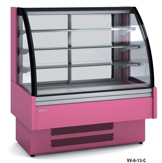 VITRINA EXPOSITORA REFRIGERADA CRISTAL CURVO