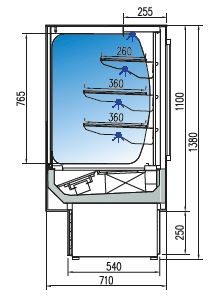 vitrina refrigerada expositora docriluc 2