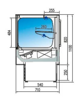 vitrina refrigerada expositora cristal paronamico docriluc 1