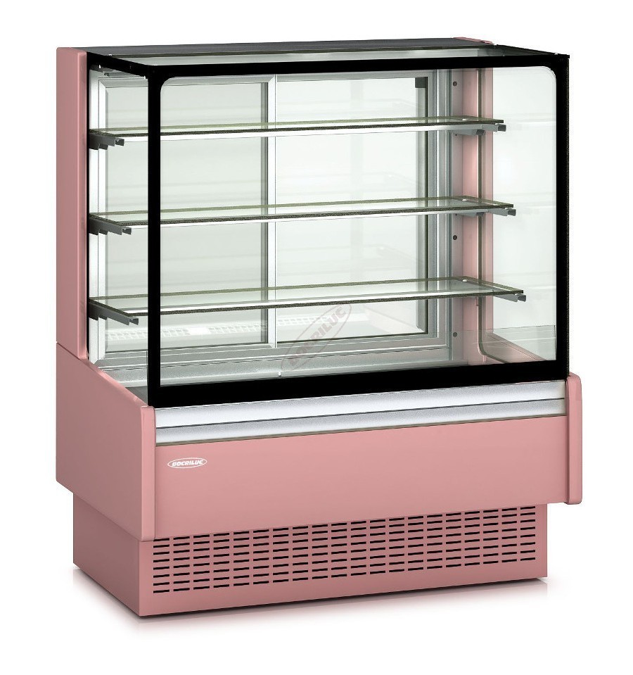 VITRINA EXPOSITORA REFRIGERADA CRISTAL RECTO ESPECIAL CHOCOLATES Y BOMBONES