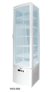 vitrina refrigerada cuatro caras de cristal para hosteleria postres pasteleria ednox